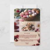 パティスシリーズマカロン誌テーマ サンキューカード (正面)