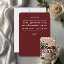 パティスシリーズマカロン誌テーマ サンキューカード