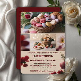 パティスシリーズマカロン誌テーマ 招待状