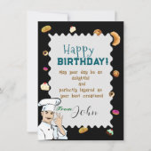 パティスリーの誕生日 カード (正面)