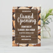 パティスリーオープンの招待状 招待状 (スタンド正面)