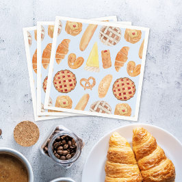 パティスリーフランスのベーカリーパティシリーブレッドフードアート スタンダードカクテルナプキン