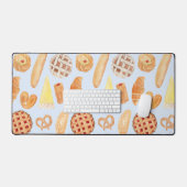 パティスリーフランスのベーカリーパティシリーブレッドフードアート デスクマット (キーボード&マウス)