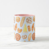 パティスリーフランスのベーカリーパティシリーブレッドフードアート マグカップ (中央)