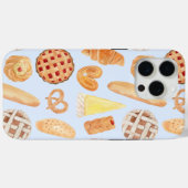 パティスリーフランスのベーカリーパティシリーブレッドフードアート Case-Mate iPhoneケース (裏面 (横))