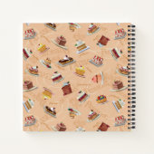 パティスリープリントスパイラルパーソナルレシピブック ノートブック (裏面)