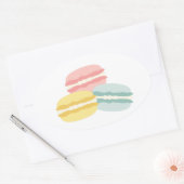 パティスリー・スウィートケーキ 楕円形シール (封筒)