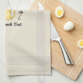 パティスリー「フランスの猫」 キッチンタオル (四つ折り)