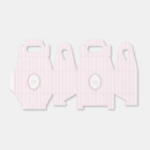 パティスレフランスのブランジェリーピンクストライプ フェイバーボックス (折り畳みなし)