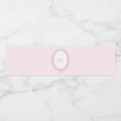 パティスレフランスのブランジェリーピンクストライプ ペットボトルラベル (シングルラベル)