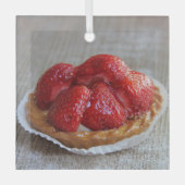 パティッセリーデプロヴァンスストロベリーケーキ ガラスオーナメント (正面)