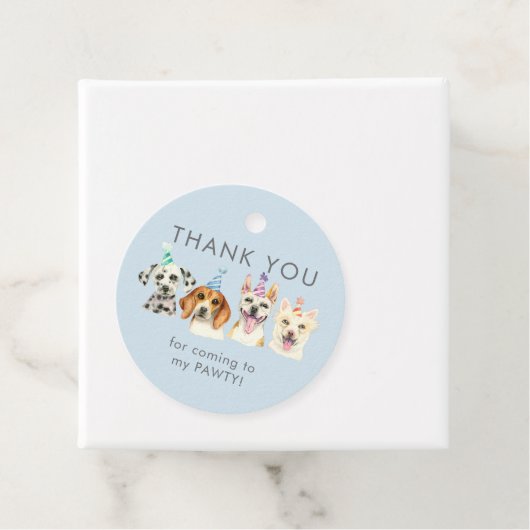 パティドッグズウォーターカラー誕生日 フェイバータグ (インサイチュ)