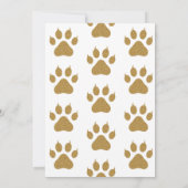 パティーで犬の誕生日パーティーしよう 招待状 (裏面)