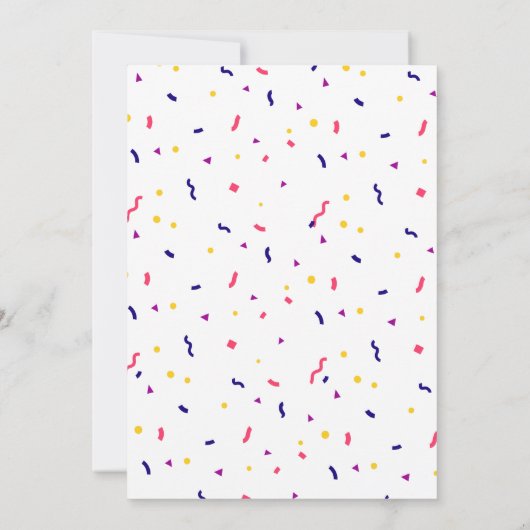 パティーで犬の誕生日パーティーしよう 招待状 (裏面)