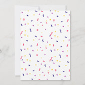 パティーで犬の誕生日パーティーしよう 招待状 (裏面)