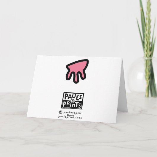 パティーの牛 カード (裏面)