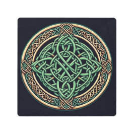 パティーナケルト結び目模様 メタルプリント