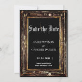 パテグランジィナヴィンテージのバックグラウンド日付の保存 セーブザデート (正面)