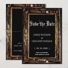 パテグランジィナヴィンテージのバックグラウンド日付の保存 セーブザデート