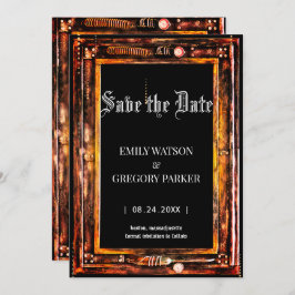 パテグランジィナヴィンテージのバックグラウンド日付の保存 セーブザデート