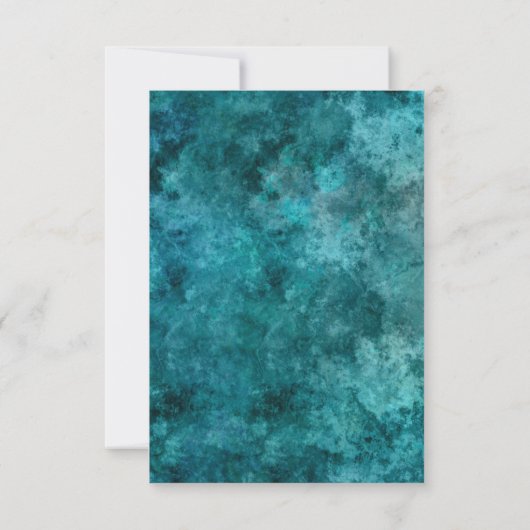 パテグランジィーナ銅とターコイズ結婚ズ 出欠カード (裏面)