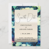 パテグランジナヴィンテージ錆メタリック日付を保存 セーブザデート (正面)