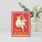 パテスバローニヴィンテージフードアドアート ポストカード (スタンド正面)