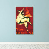 パテスバローニヴィンテージポスターヨーロッパ キャンバスプリント (インサイチュ (ウッドフロア))