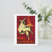 パテスバローニヴィンテージポスターヨーロッパ ポストカード (スタンド正面)