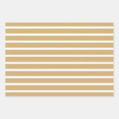 パテニュートラルストライプ ラッピングペーパーシート (正面2)