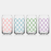 パテパーソナライズされたンエレガントの4色をチェック ガラス缶 (左)