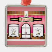 パテフランスのスリーエッフェルタワーパリオーナメント メタルオーナメント (正面)