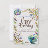 パテユニークィナ誕生日 招待状 (正面)