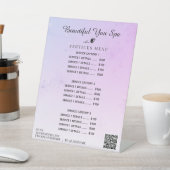 *~*パテルグラデーションレインボーテーブル台座標識 台座サイン (インサイチュ)