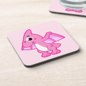 パテロダクチルの可愛いイラストレーション。 コースター (左側)