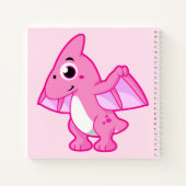 パテロダクチルの可愛いイラストレーション。 ノートブック (裏面)