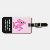 パテロダクチルの可愛いイラストレーション。 ラゲッジタグ (正面横)