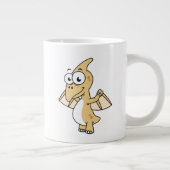 パテロダクチルの可愛いイラストレーション。2 ジャンボコーヒーマグカップ (右)