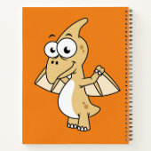 パテロダクチルの可愛いイラストレーション。2 ノートブック (裏面)