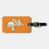 パテロダクチルの可愛いイラストレーション。2 ラゲッジタグ (正面横)