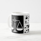 パテントは生き延びます コーヒーマグカップ (正面左)