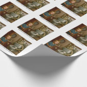 パテ泥棒の侵入 ラッピングペーパー (角)