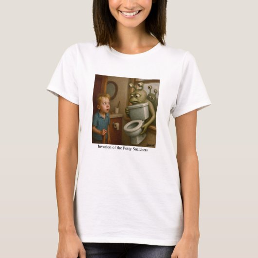 パテ泥棒の侵入 Tシャツ (正面)