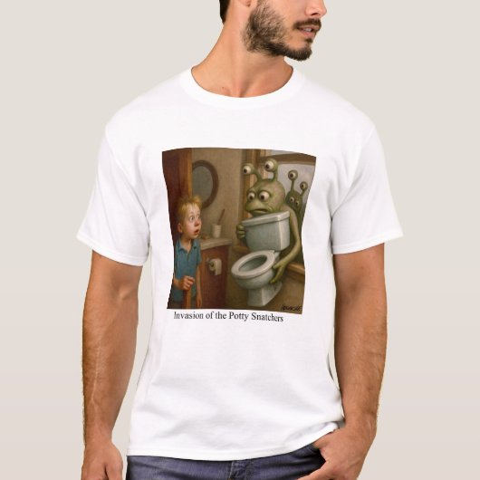パテ泥棒の侵入 Tシャツ (正面)