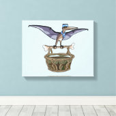 パテ運ラノドン キャンバスプリント (インサイチュ (ウッドフロア))