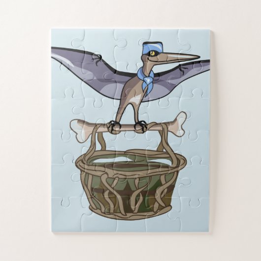 パテ運ラノドン ジグソーパズル (縦)