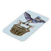 パテ運ラノドン マグネット (左側)