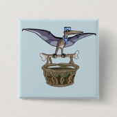 パテ運ラノドン 缶バッジ (正面)