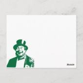 パデおもしろいィー・Saint patricks day ポストカード (裏面)