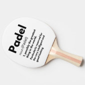 パデおもしろいルガールコーチヴィンテージスポーツファン 卓球ラケット (横)